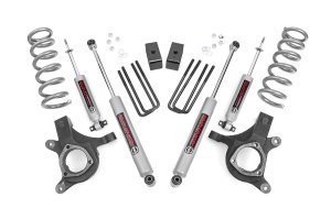 GMC Sierra 1500 Suspension Lift Kit - Front + Rear - Rough Country - 4.5 Inch Lift - '99-'06